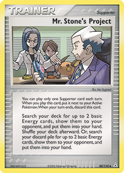 Mr. Stone's Project, Holon Phantoms #88, Pokémon TCG card
