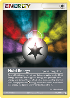 Multi Energy, Holon Phantoms #96, Pokémon TCG card