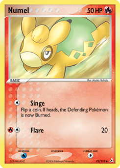 Numel, Holon Phantoms #72, Pokémon TCG card