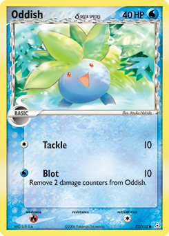 Oddish δ, Holon Phantoms #73, Pokémon TCG card