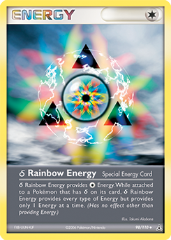 δ Rainbow Energy, Holon Phantoms #98, Pokémon TCG card