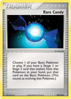 Rare Candy, Holon Phantoms #90, Pokémon TCG card