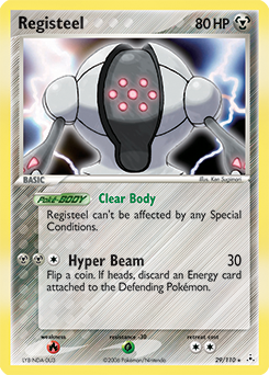Registeel, Holon Phantoms #29, Pokémon TCG card