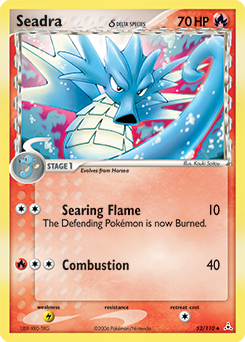 Seadra δ, Holon Phantoms #52, Pokémon TCG card