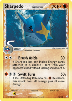 Sharpedo δ, Holon Phantoms #53, Pokémon TCG card