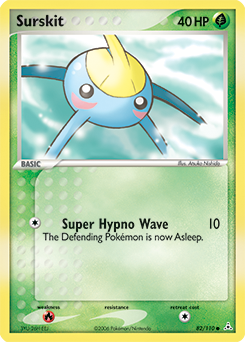 Surskit, Holon Phantoms #82, Pokémon TCG card