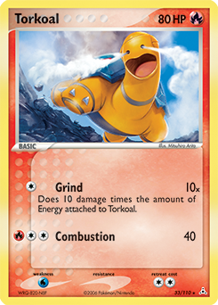 Torkoal, Holon Phantoms #33, Pokémon TCG card