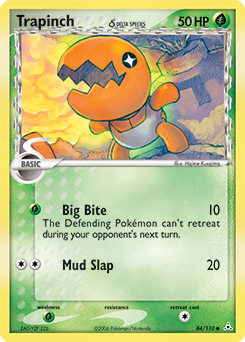 Trapinch δ, Holon Phantoms #84, Pokémon TCG card