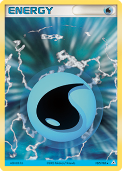 Water Energy, Holon Phantoms #107, Pokémon TCG card