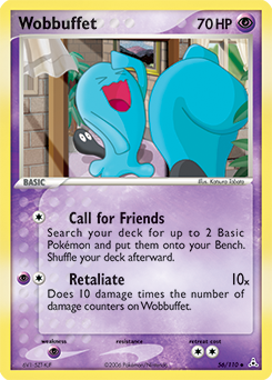 Wobbuffet, Holon Phantoms #56, Pokémon TCG card