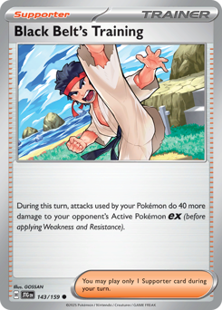 Black Belt's Training, Journey Together #143, Pokémon TCG card