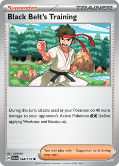 Black Belt's Training, Journey Together #144, Pokémon TCG card