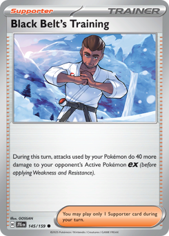 Black Belt's Training, Journey Together #145, Pokémon TCG card