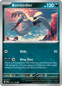 Bombirdier, Journey Together #101, Pokémon TCG card