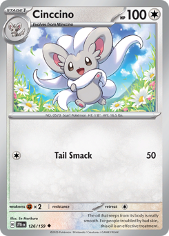 Cinccino, Journey Together #126, Pokémon TCG card