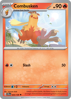 Combusken, Journey Together #23, Pokémon TCG card