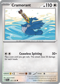 Cramorant, Journey Together #137, Pokémon TCG card