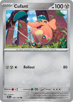 Cufant, Journey Together #109, Pokémon TCG card