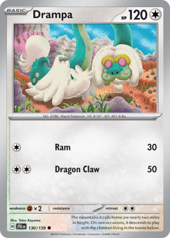 Drampa, Journey Together #130, Pokémon TCG card