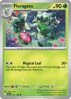 Floragato, Journey Together #17, Pokémon TCG card
