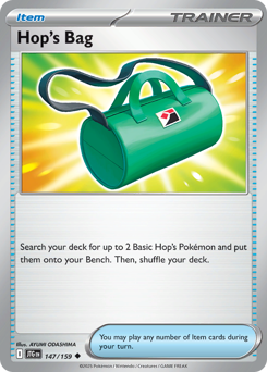 Hop's Bag, Journey Together #147, Pokémon TCG card