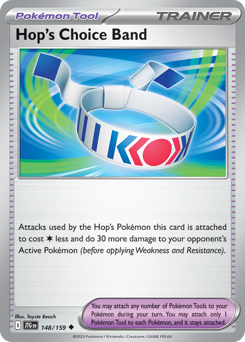 Hop's Choice Band, Journey Together #148, Pokémon TCG card