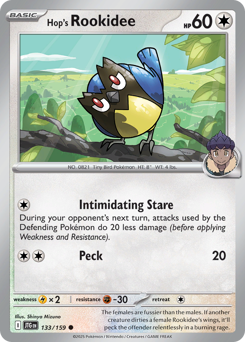 Hop's Rookidee, Journey Together #133, Pokémon TCG card