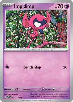 Impidimp, Journey Together #71, Pokémon TCG card
