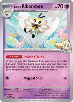 Lillie's Ribombee, Journey Together #67, Pokémon TCG card