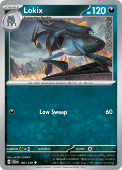 Lokix, Journey Together #100, Pokémon TCG card