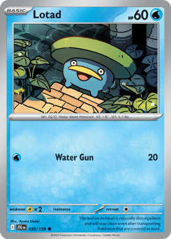 Lotad, Journey Together #35, Pokémon TCG card