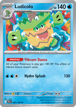 Ludicolo, Journey Together #37, Pokémon TCG card