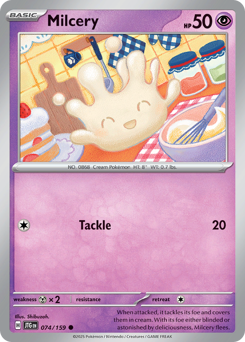 Milcery, Journey Together #74, Pokémon TCG card