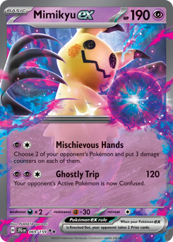 Mimikyu ex, Journey Together #69, Pokémon TCG card