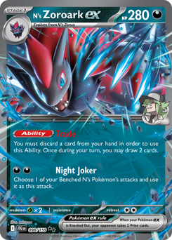 N's Zoroark ex, Journey Together #98, Pokémon TCG card