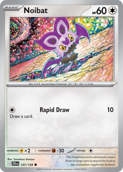 Noibat, Journey Together #127, Pokémon TCG card