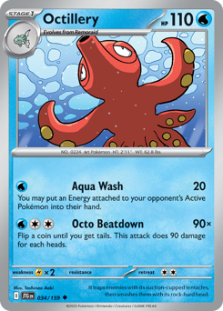Octillery, Journey Together #34, Pokémon TCG card