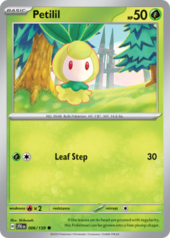 Petilil, Journey Together #6, Pokémon TCG card