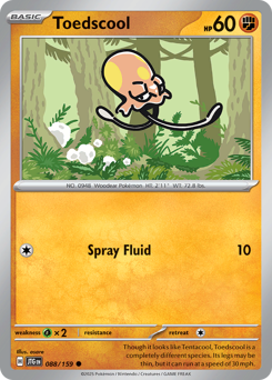 Toedscool, Journey Together #88, Pokémon TCG card