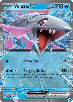 Veluza ex, Journey Together #43, Pokémon TCG card