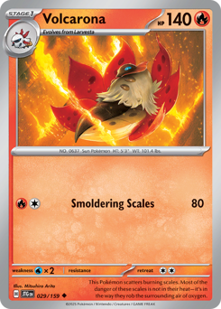 Volcarona, Journey Together #29, Pokémon TCG card
