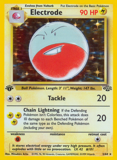 Electrode, Jungle #2, Pokémon TCG card