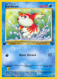 Goldeen, Jungle #53, Pokémon TCG card