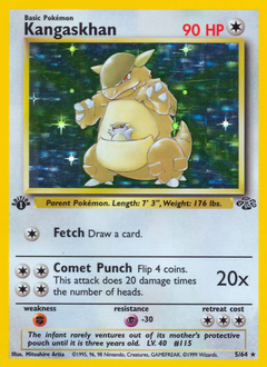 Kangaskhan, Jungle #5, Pokémon TCG card