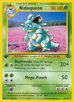 Nidoqueen, Jungle #23, Pokémon TCG card