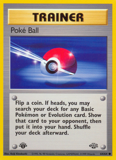 Poké Ball, Jungle #64, Pokémon TCG card
