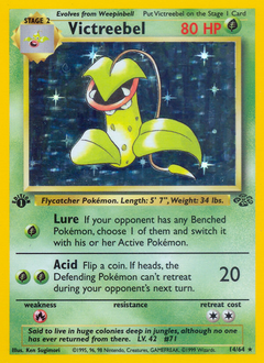 Victreebel, Jungle #14, Pokémon TCG card