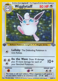Wigglytuff, Jungle #16, Pokémon TCG card
