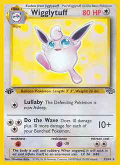 Wigglytuff, Jungle #32, Pokémon TCG card