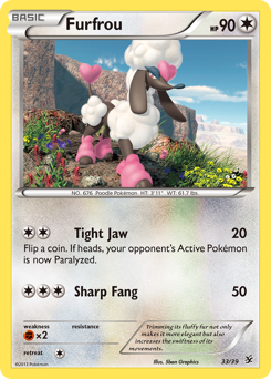 Furfrou, Kalos Starter Set #33, Pokémon TCG card